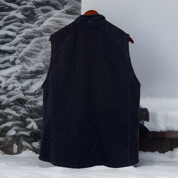 Smartwool Vest Men XL Charcoal Black Pockets Recycled Wool - Picture 2 of 12